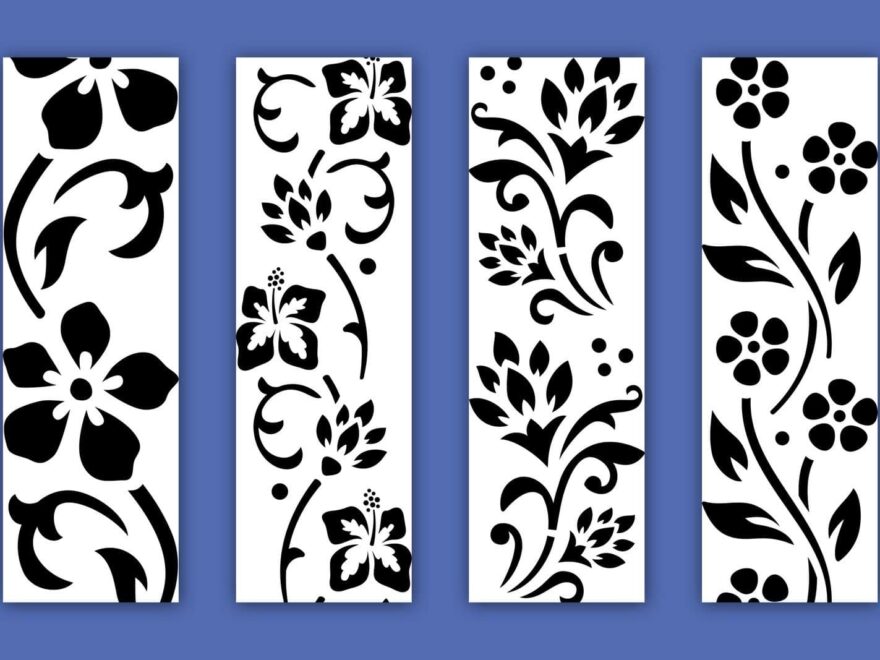10 Free Flower Stencil Designs For Printing Craft Projects At PrintColorFun