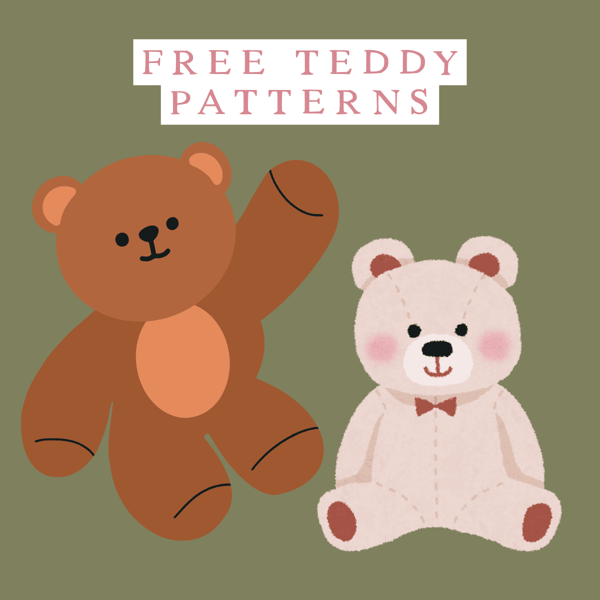 Free Teddy Bear Patterns Printable