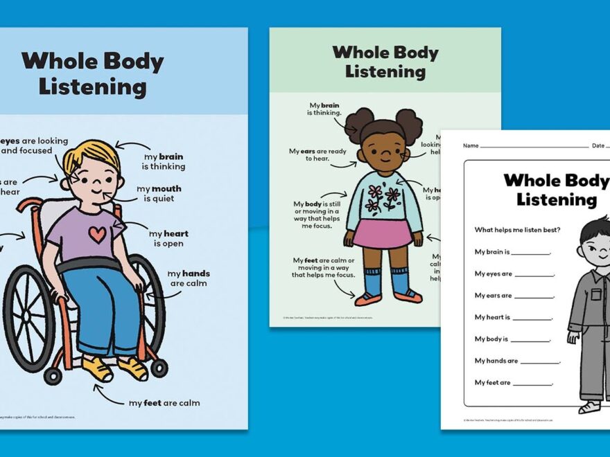 10 Unique Ways To Teach Whole Body Listening Plus Free Poster
