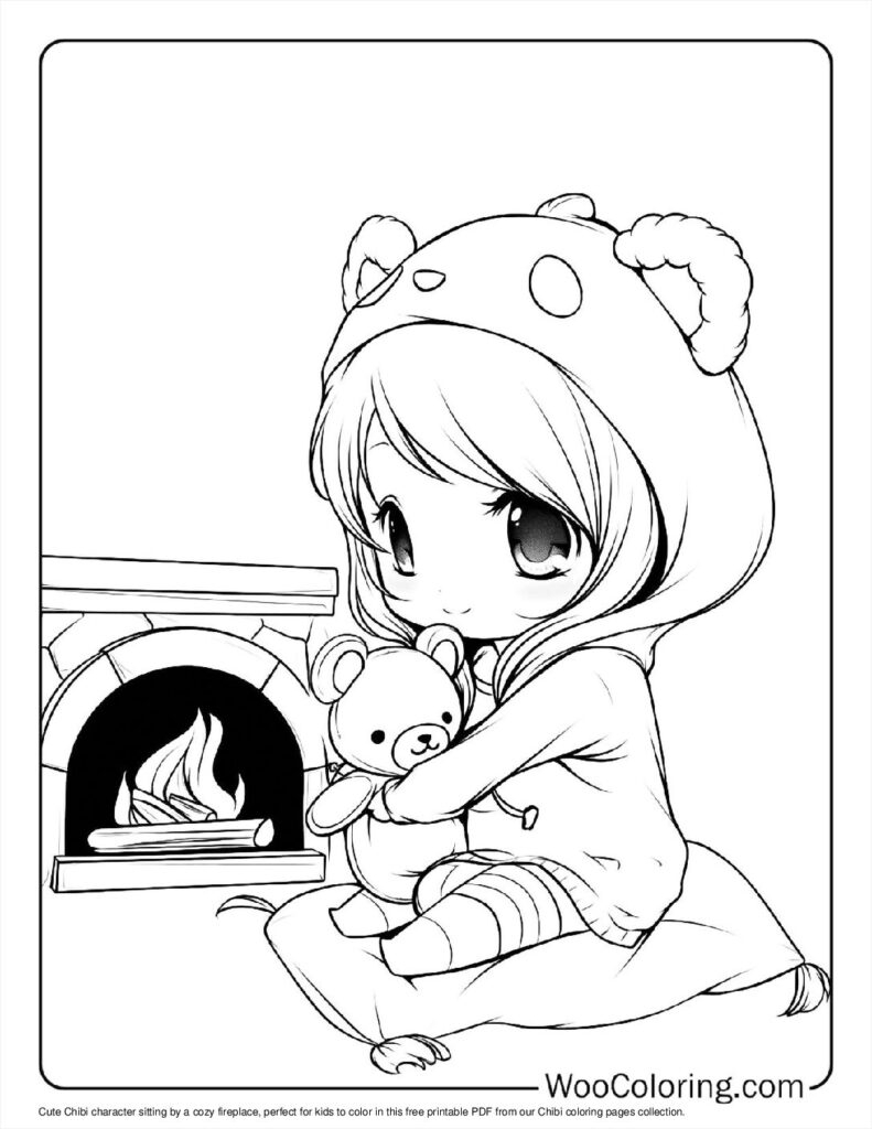 100 Chibi Coloring Pages Free PDF To Print Woo Coloring