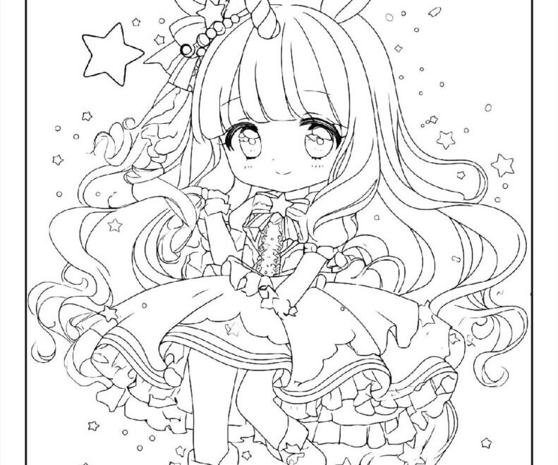 100 Chibi Coloring Pages Free PDF To Print Woo Coloring