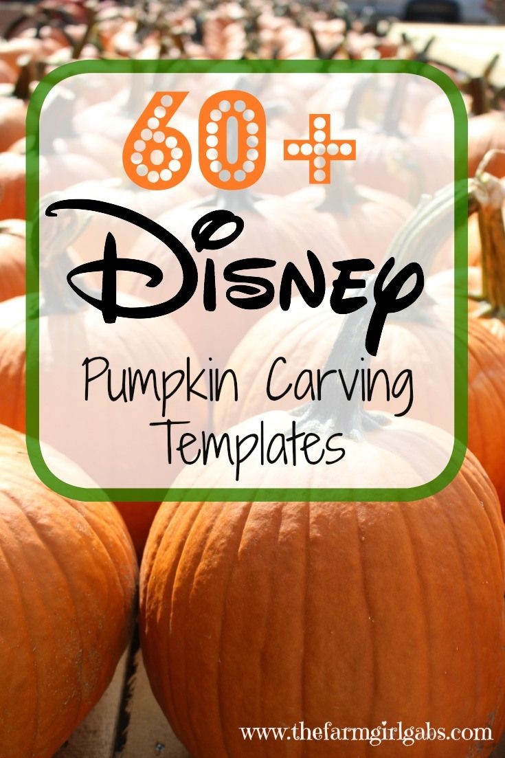 100 FREE Disney Pumpkin Carving Patterns