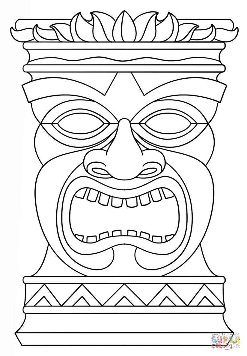 11 Tiki Masks Ideas Tiki Mask Tiki Tiki Faces