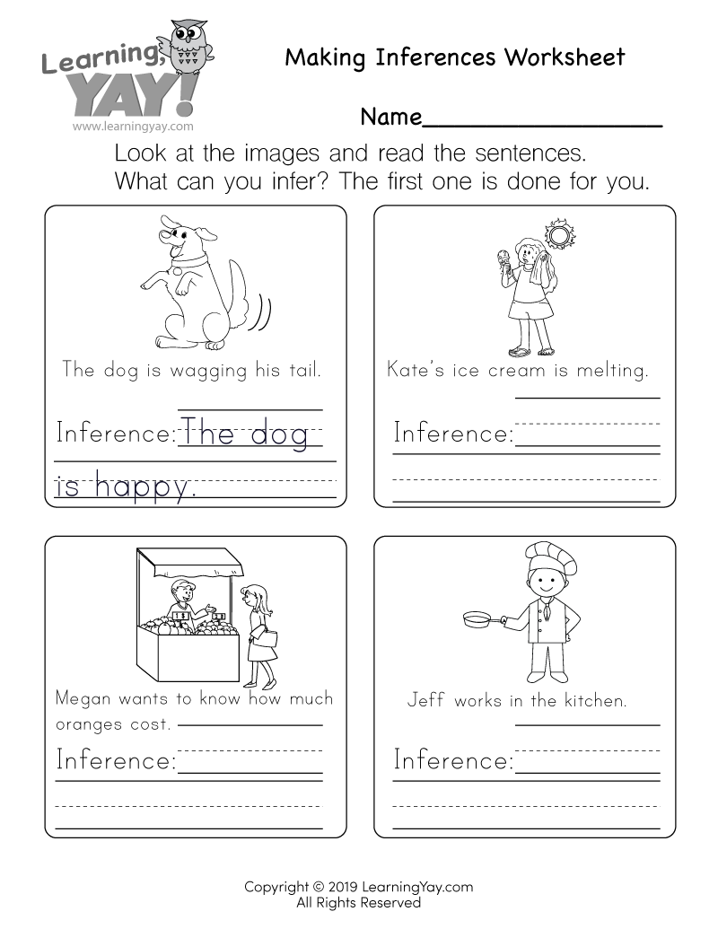 Free Printable 1st Grade Reading Worksheets