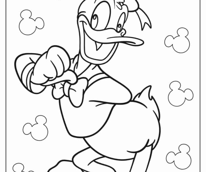 20 Donald Duck Coloring Pages Free PDF Printables