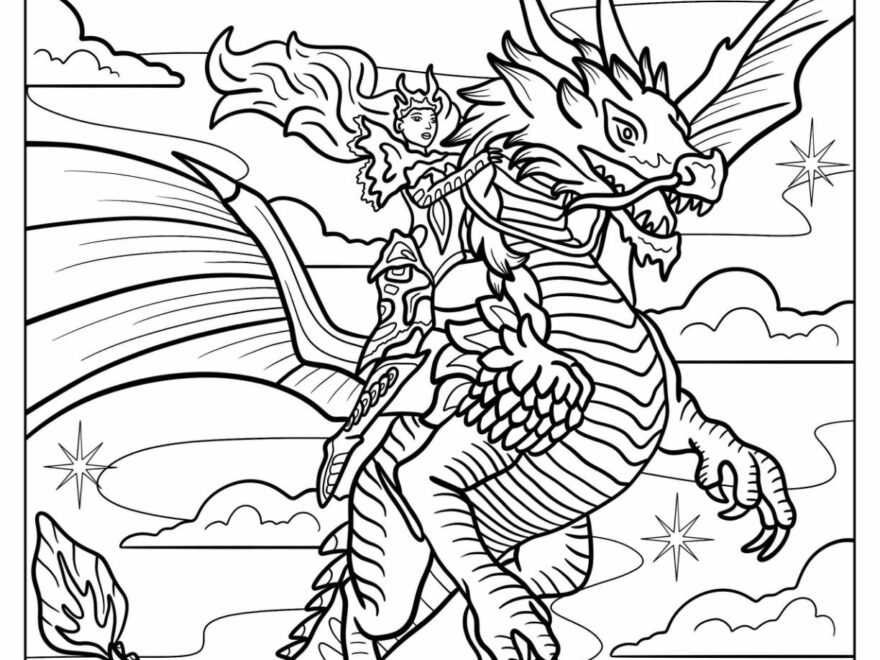 20 Fantasy Coloring Pages Free PDF Printables