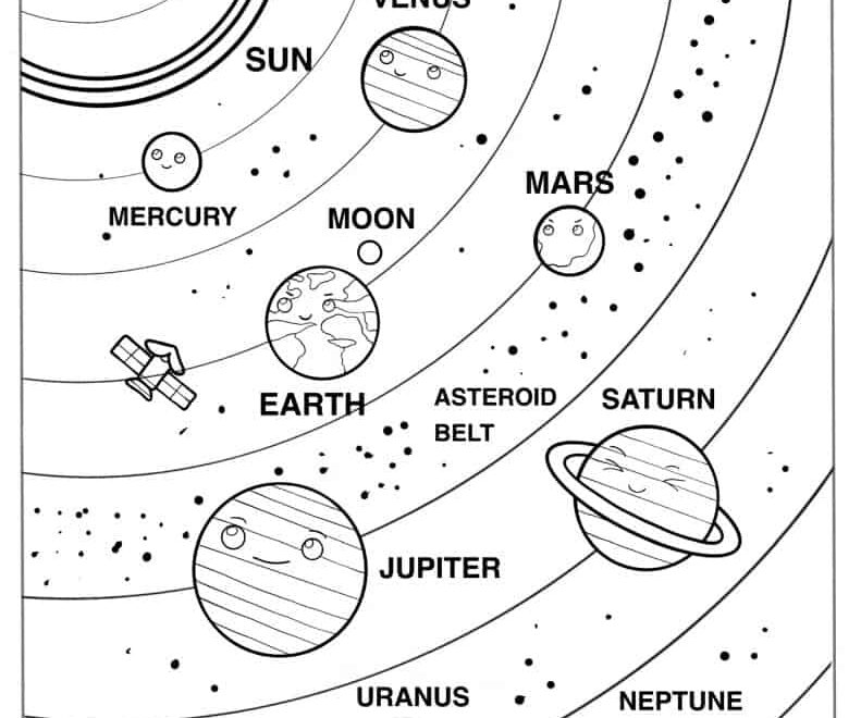 20 Solar System Coloring Pages Free PDF Printables