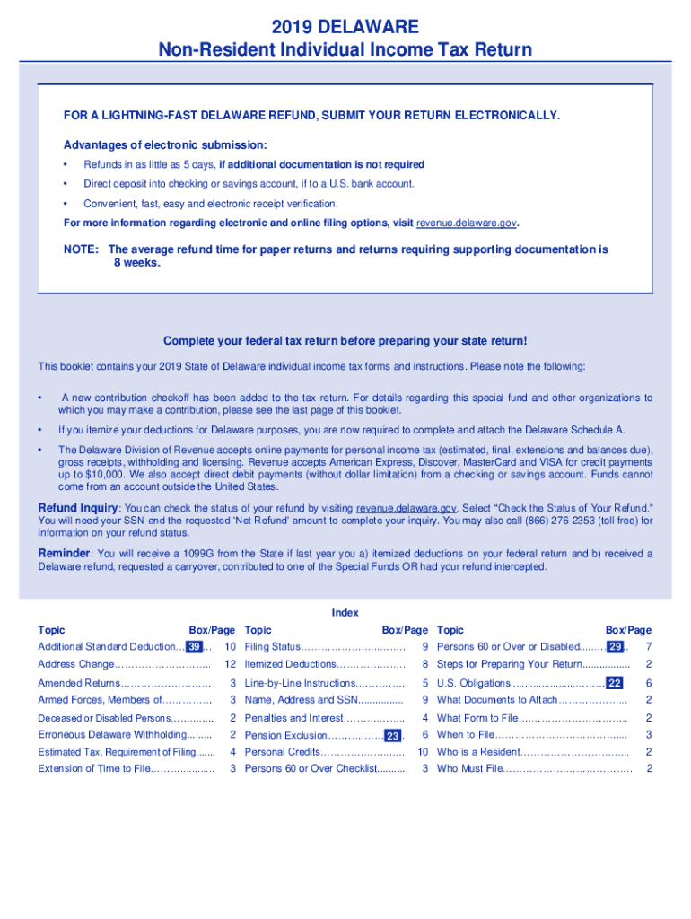2019 2025 Form DE 200 02 NR General Instructions Fill Online Printable Fillable Blank PdfFiller