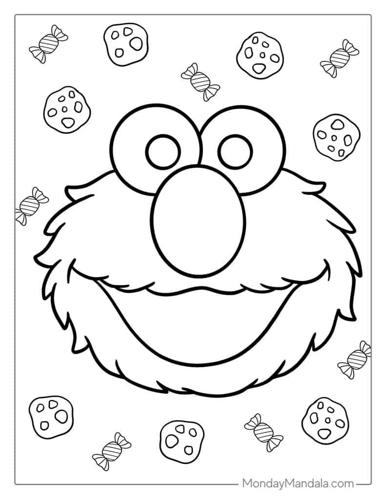 24 Elmo Coloring Pages Free PDF Printables 