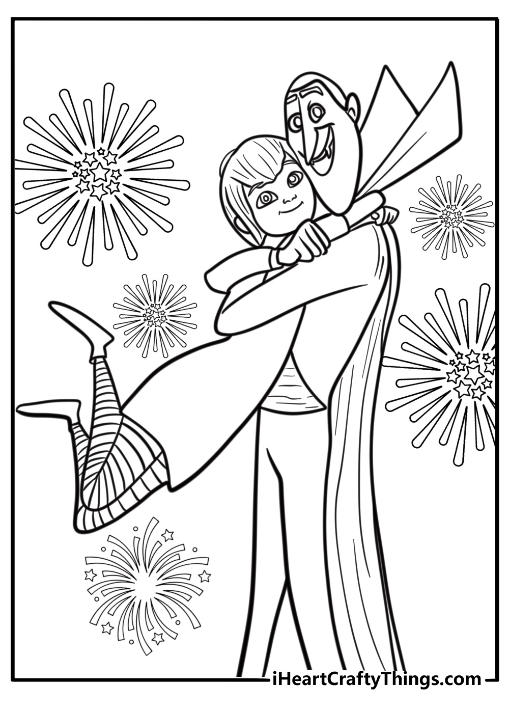 Hotel Transylvania 3 Coloring Pages Printable