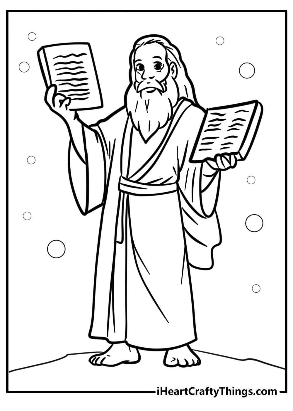 Free Printable Coloring Pages Of Moses