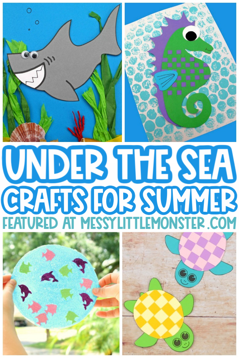 28 Colourful Under The Sea Crafts Messy Little Monster