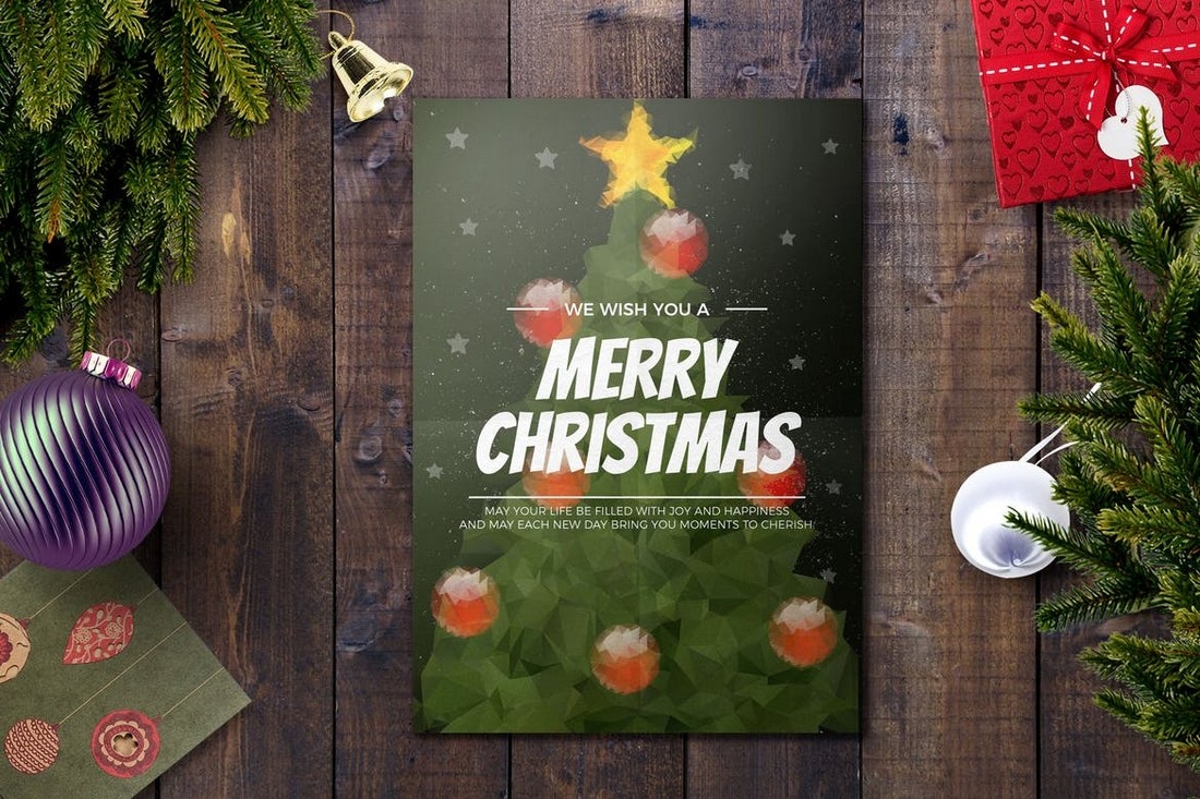 30 Best Christmas Card Templates For Photoshop Design Shack
