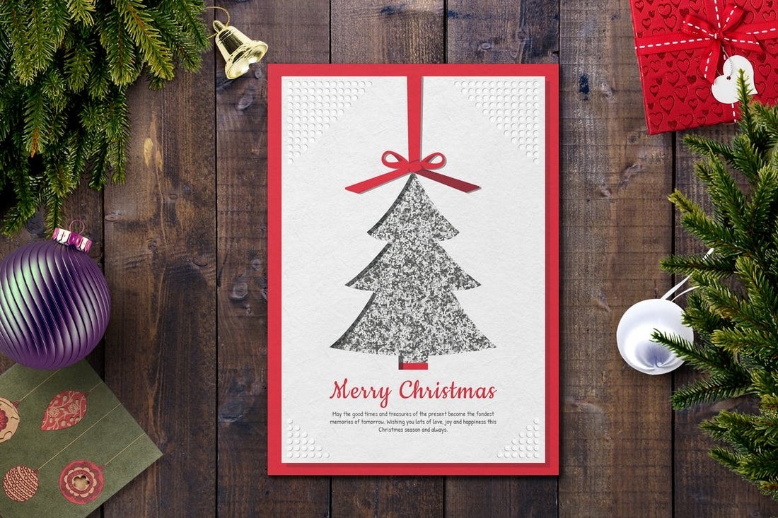 30 Best Christmas Card Templates For Photoshop Design Shack