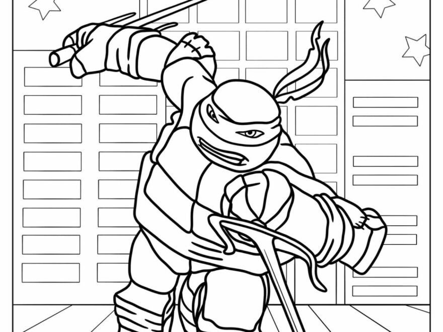 30 Ninja Turtles Coloring Pages Free PDF Printables