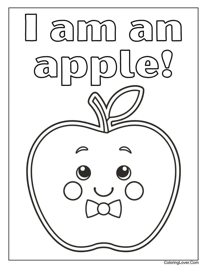 32 Apple Coloring Pages Free Printables For All Ages 