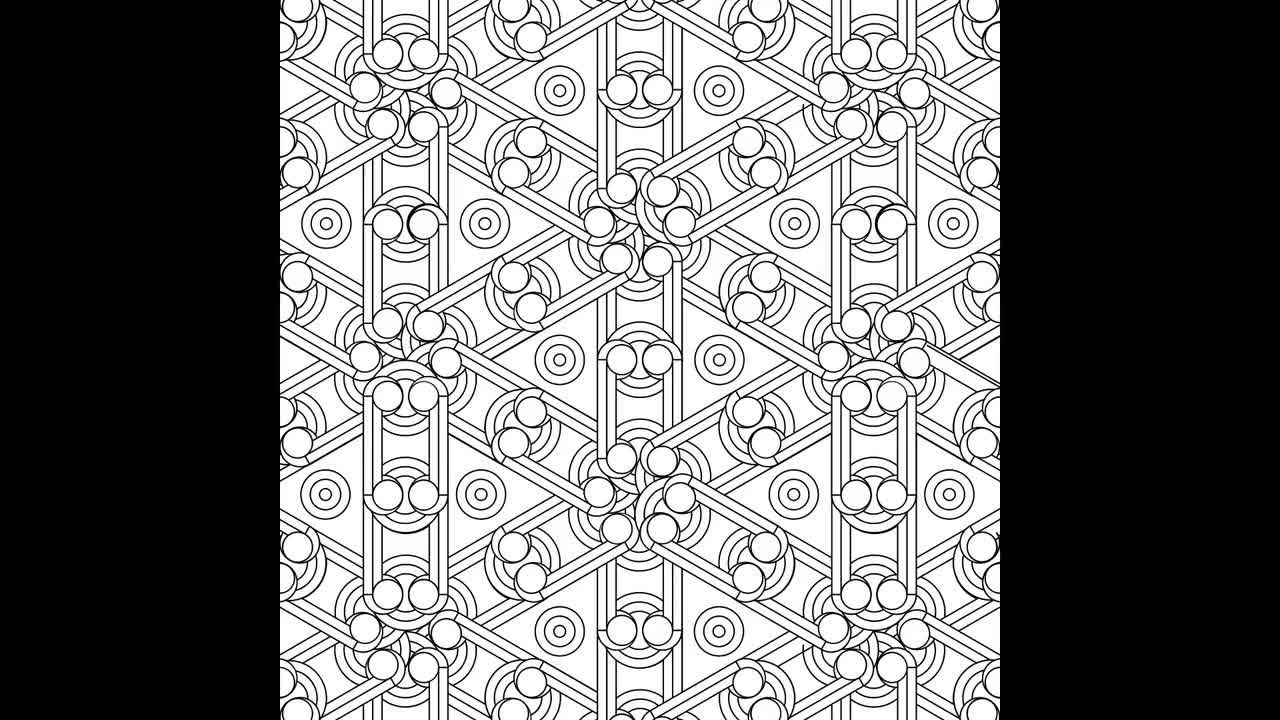 38 Tessellation Geometric Coloring Pages Patterns Adult Coloring Book PDF PDF JPEG Files Instant Download Colouring Sheets Printable Etsy