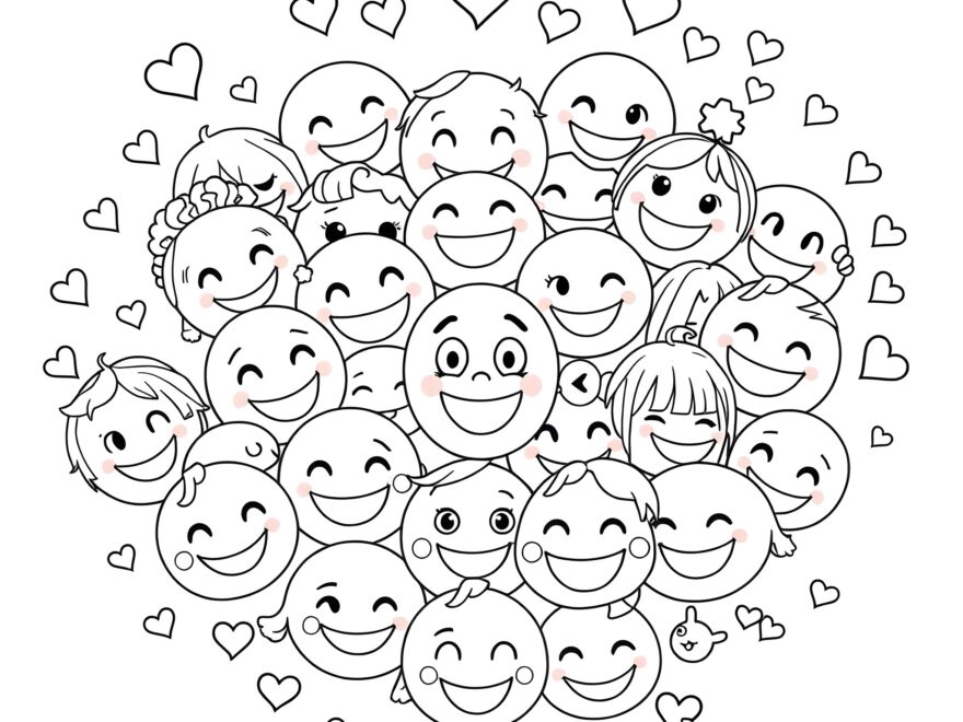 4 Best Emoji Coloring Pages Free Printable PDFs