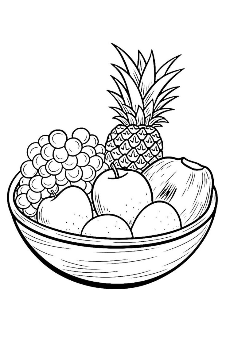 40 Fruit Coloring Pages Free Printable Sheets