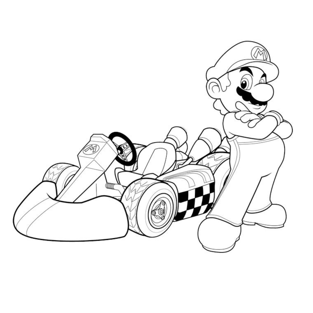Mario And Luigi Coloring Printable