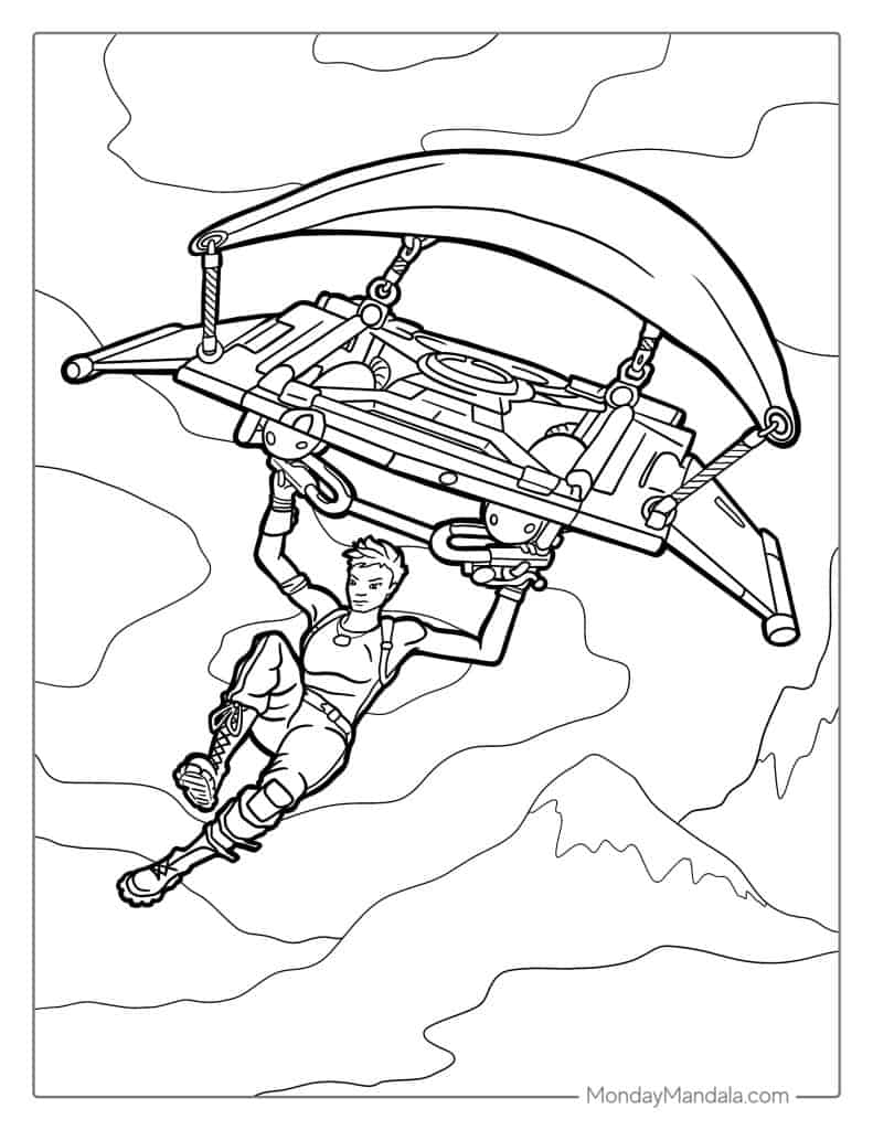 58 Fortnite Coloring Pages Free PDF Printables 