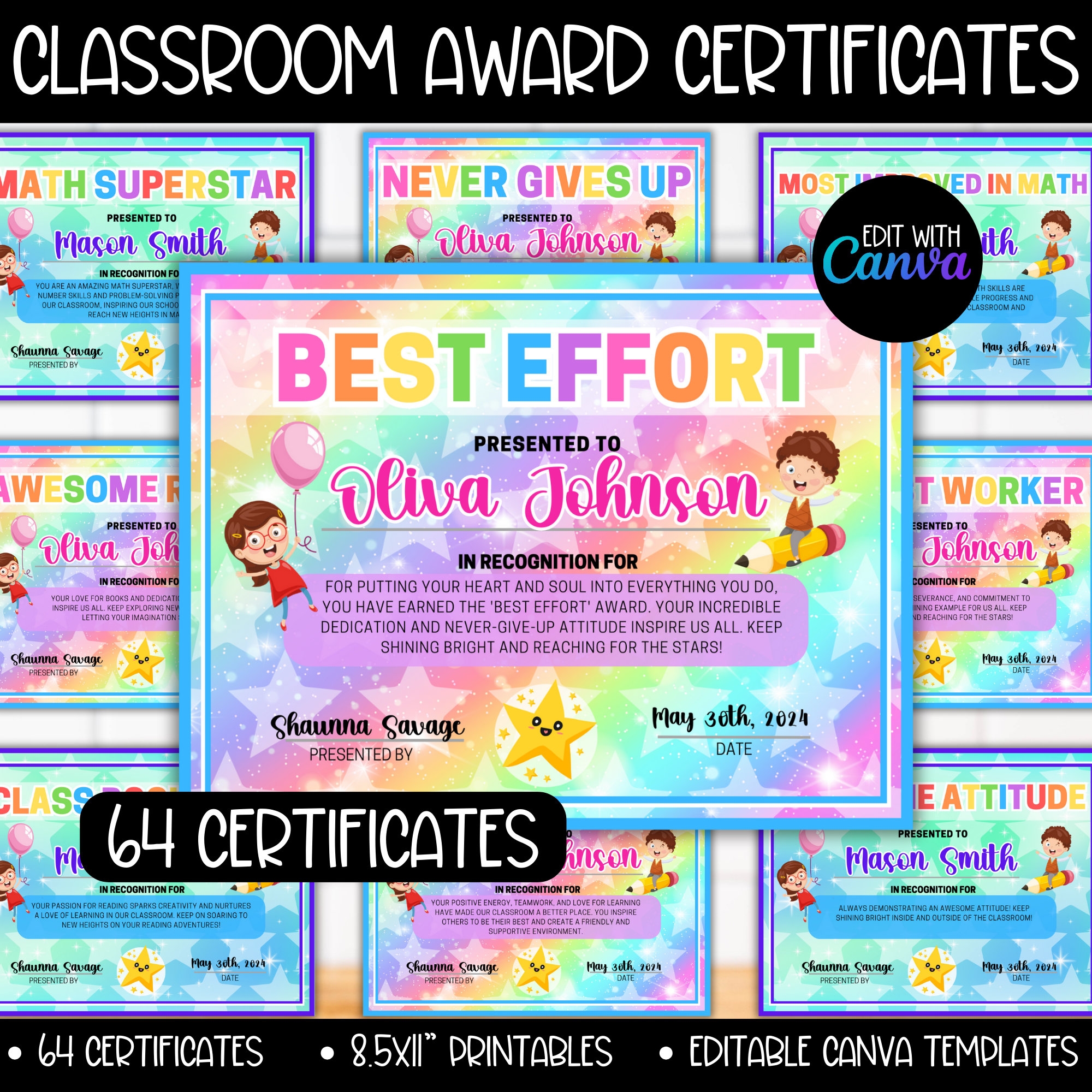 Printable And Usable Certificates
