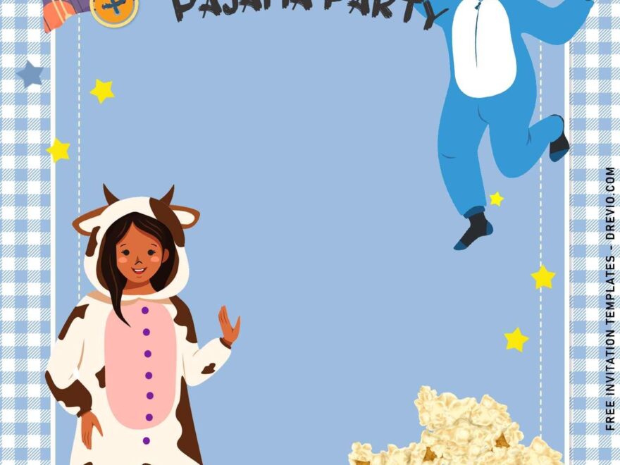 7 Pajama Party Invitation Templates To Celebrate Your Kid s Birthday