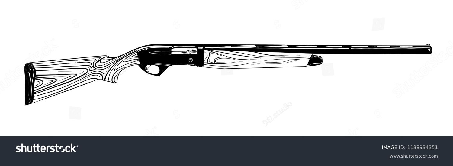 763 Shotgun Hand Draw Stock Vectors And Vector Art Shutterstock