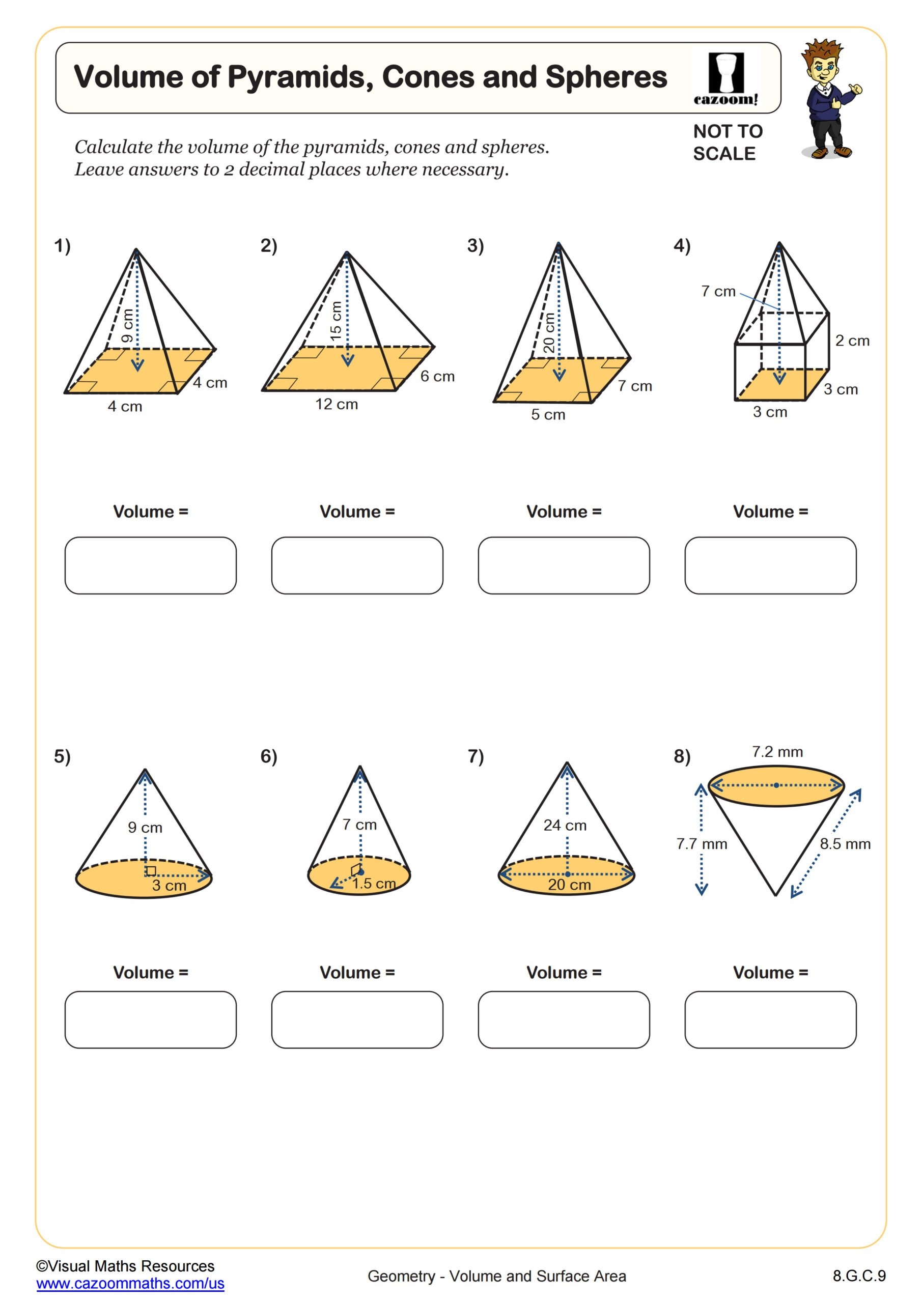 8th Grade Math Printable Worksheets With Answers