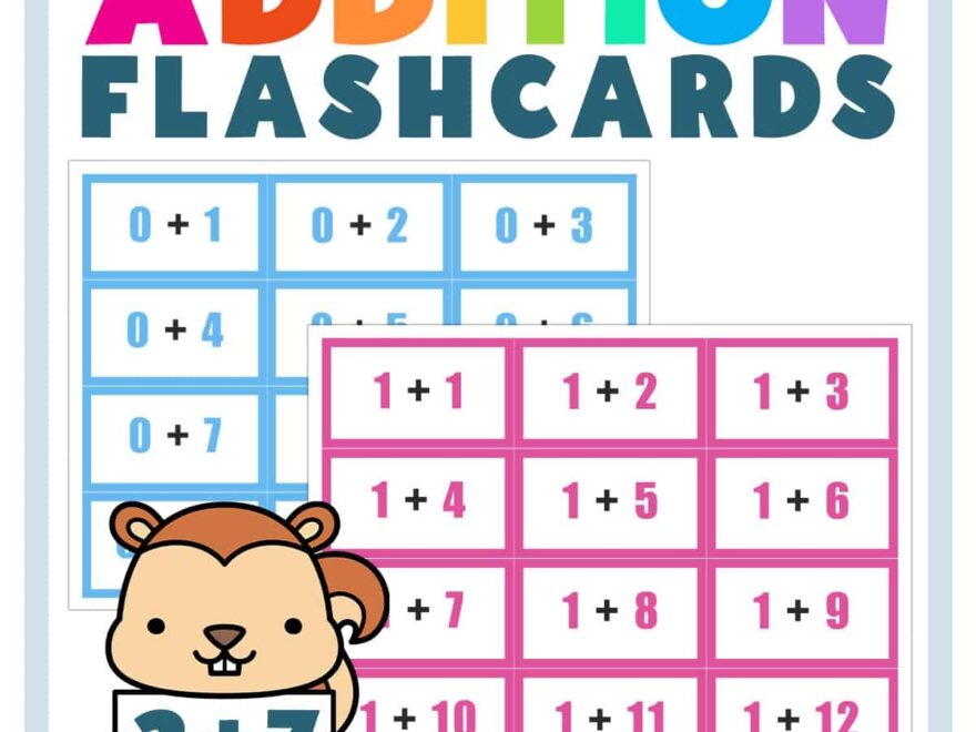 Addition Flashcards Superstar Worksheets