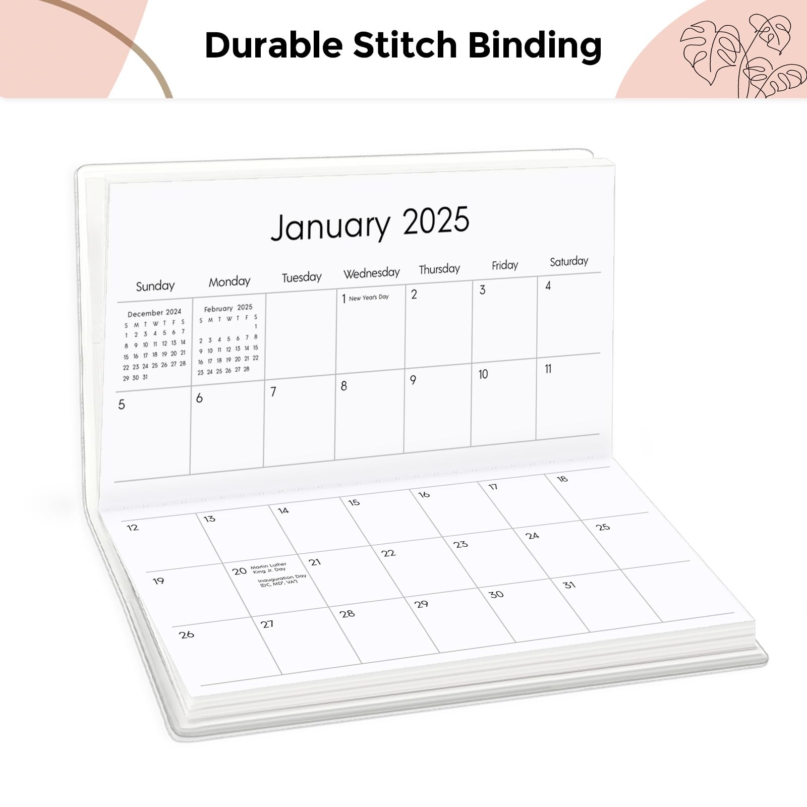 Amazon Pocket Calendar 2025 2026 For Purse Pocket Planner 30 Months With Soft Waterproof Cover And Premium Paper Sketch 6 5 X 3 5 Office Products