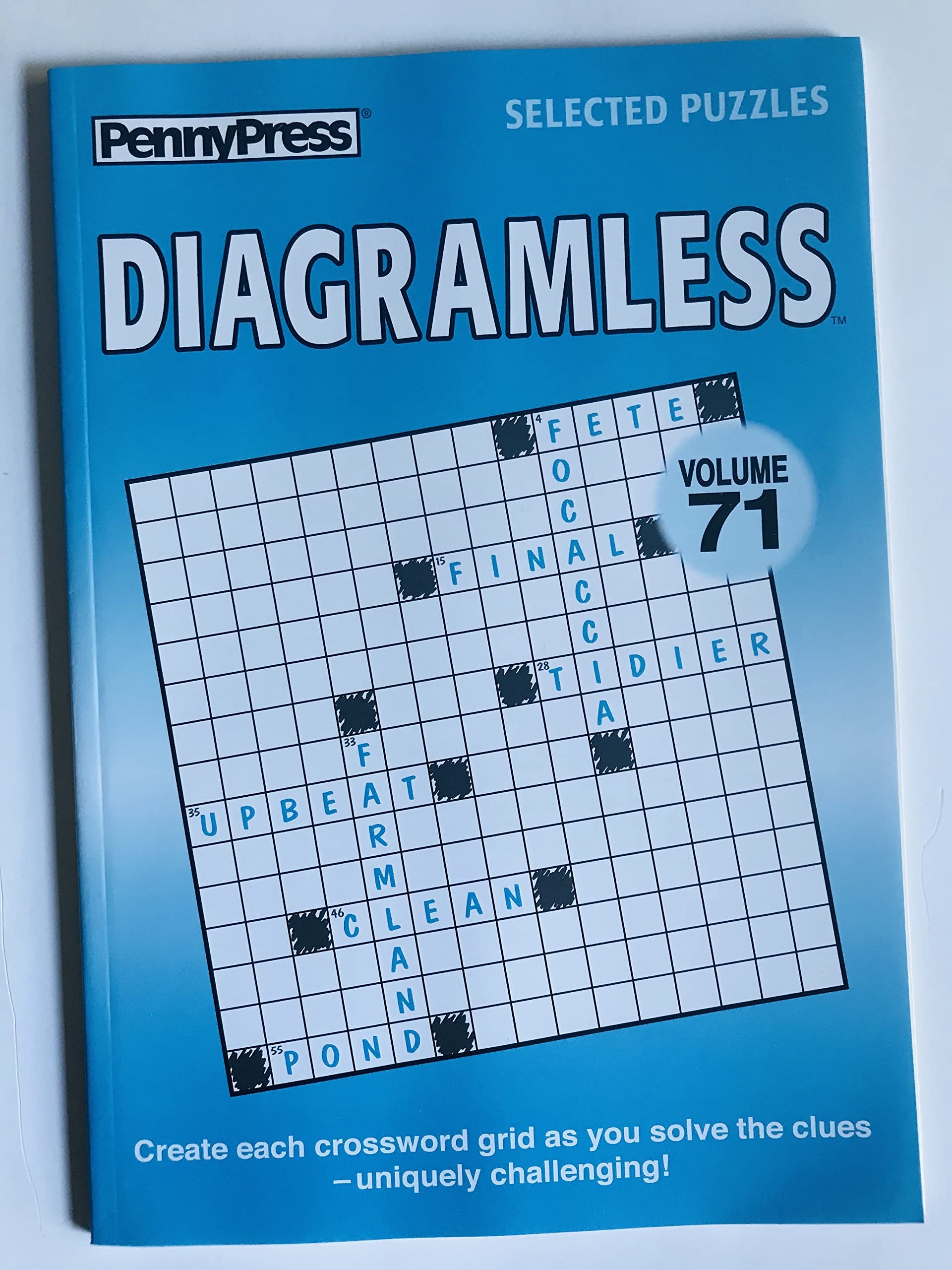 Amazon Volumes 71 And 72 Of Diagramless Crossword Puzzles From The Penny Press Selected Puzzle Series Toys Games