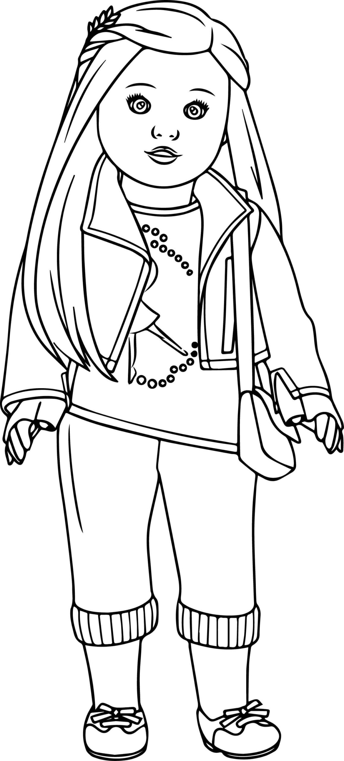 American Girl Doll Coloring Pages Printable Coloring Pages FREE