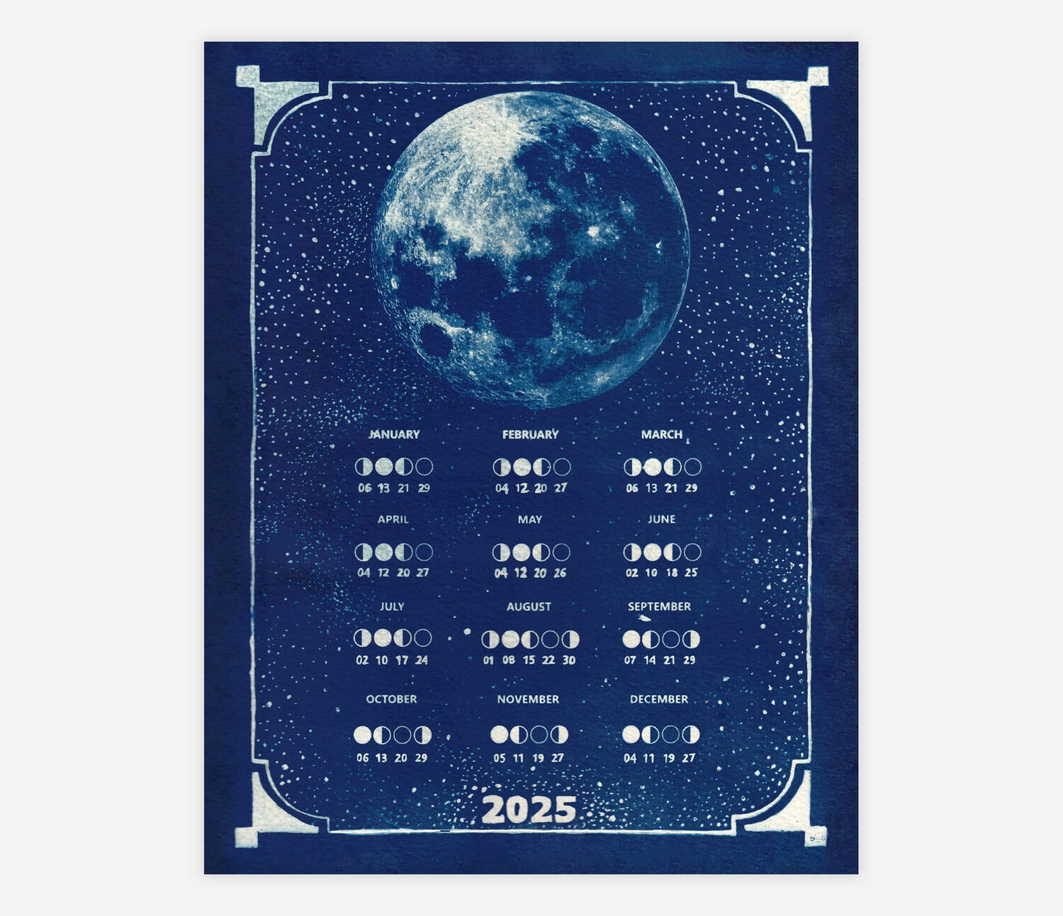 B Timon 2025 Moon Phase Calendar At Buyolympia