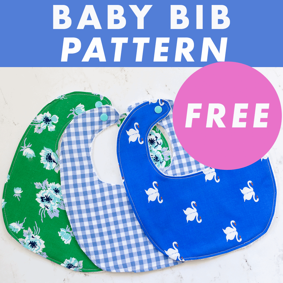 Baby Bib Pattern FREE Sewing Pattern In Four Sizes Coral Co 