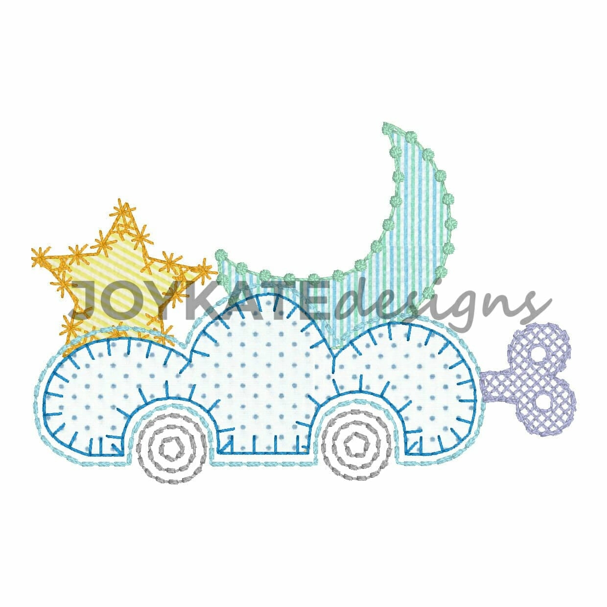 Baby Toy Car Blanket Stitch Applique Embroidery Design Joy Kate Designs