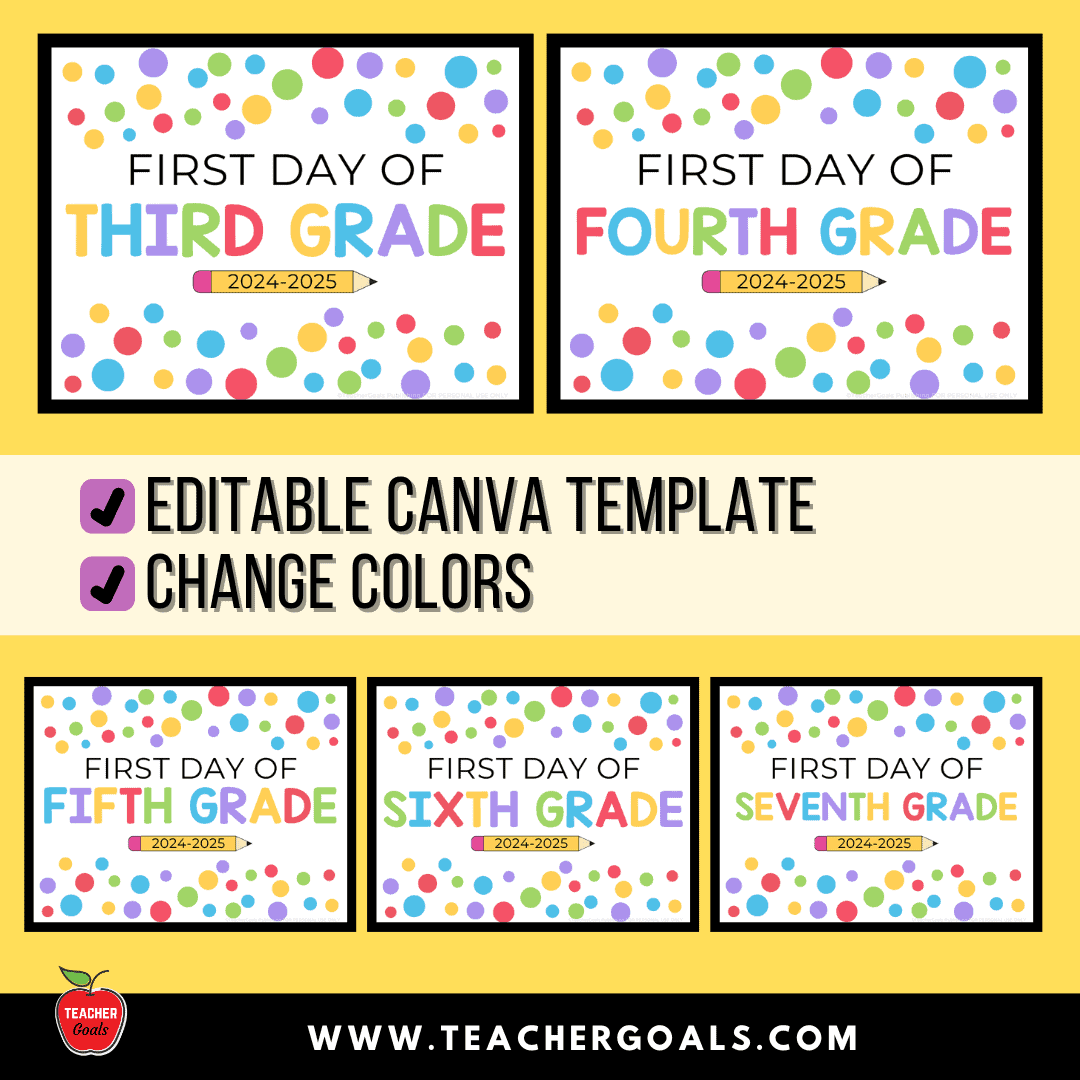 Free First Day Of School Printables 2025