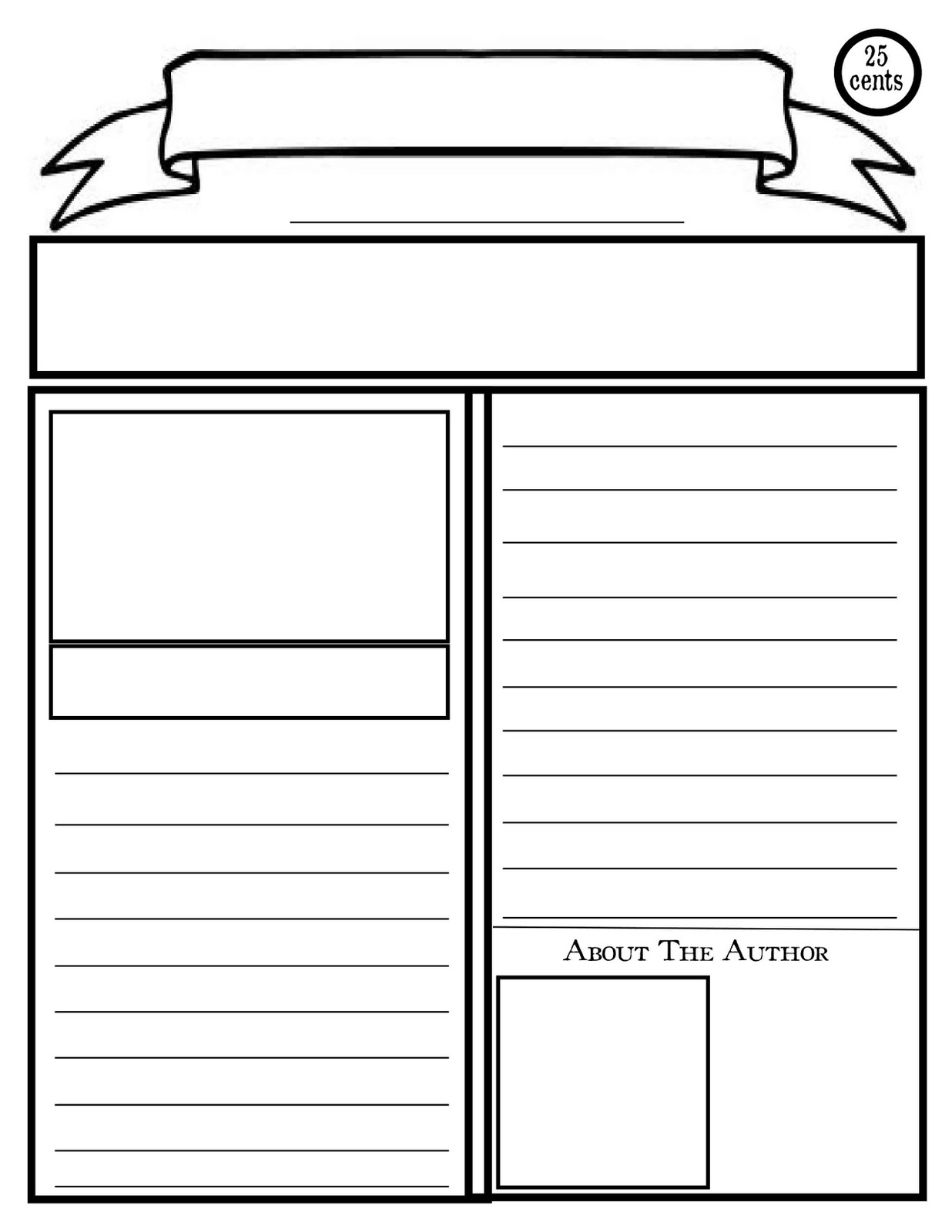 Blank Newspaper Template