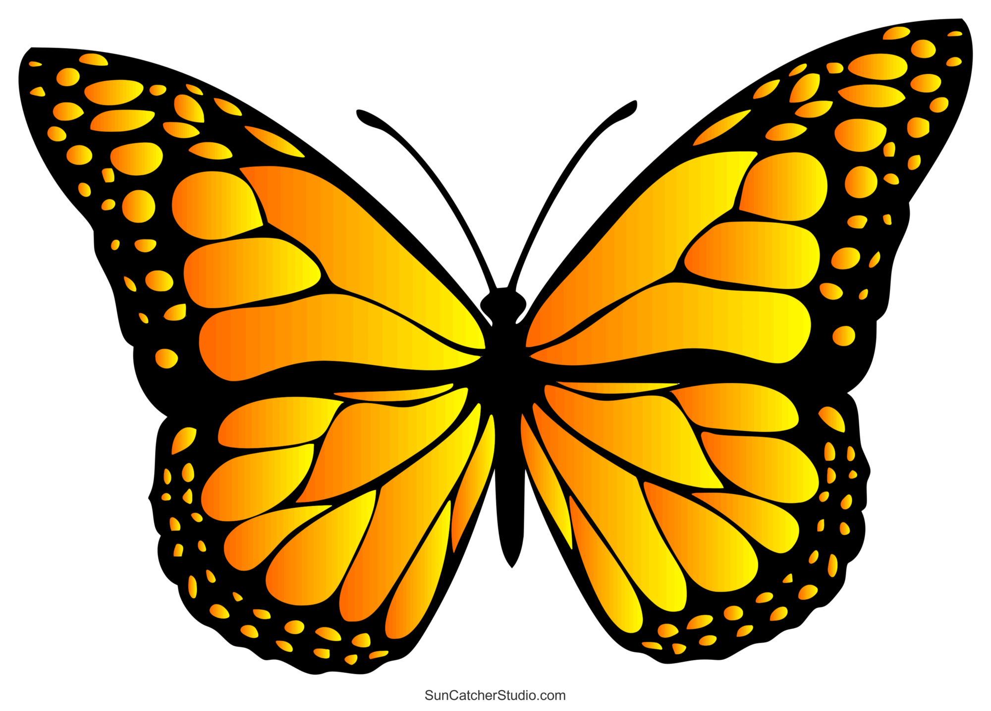 Butterfly SVG Files Printable Templates Patterns Clipart Free Printables Monograms Design Tools Patterns DIY Projects