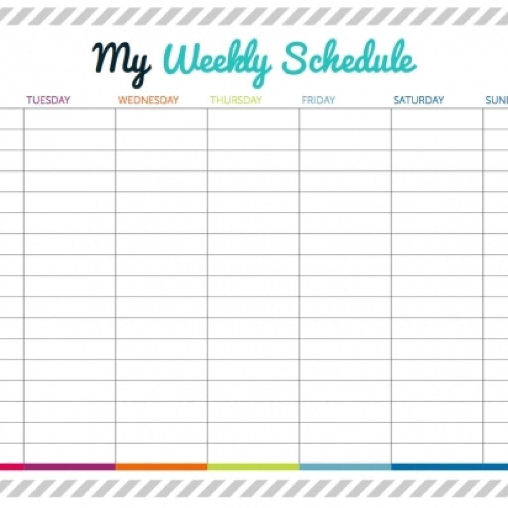 Calendar With Time Slots Printable Worksheets Library