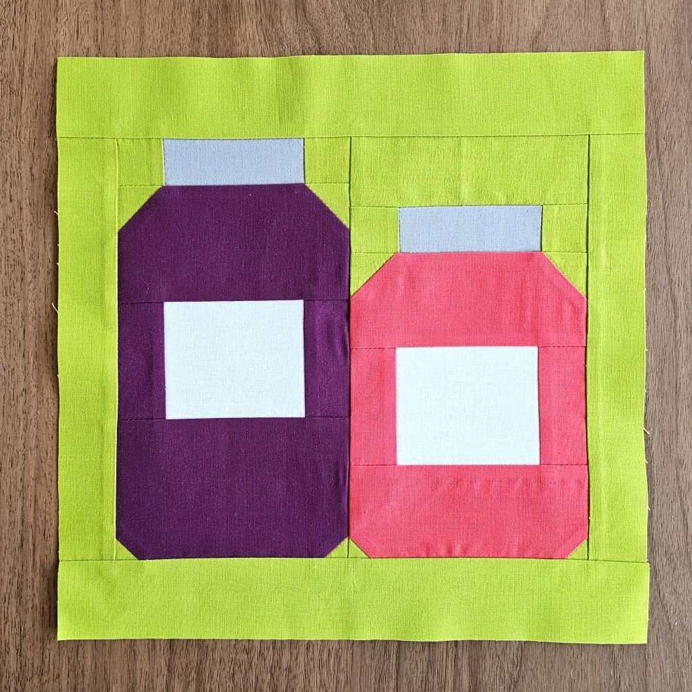 Canning Jars Quilt Block Crafty Staci