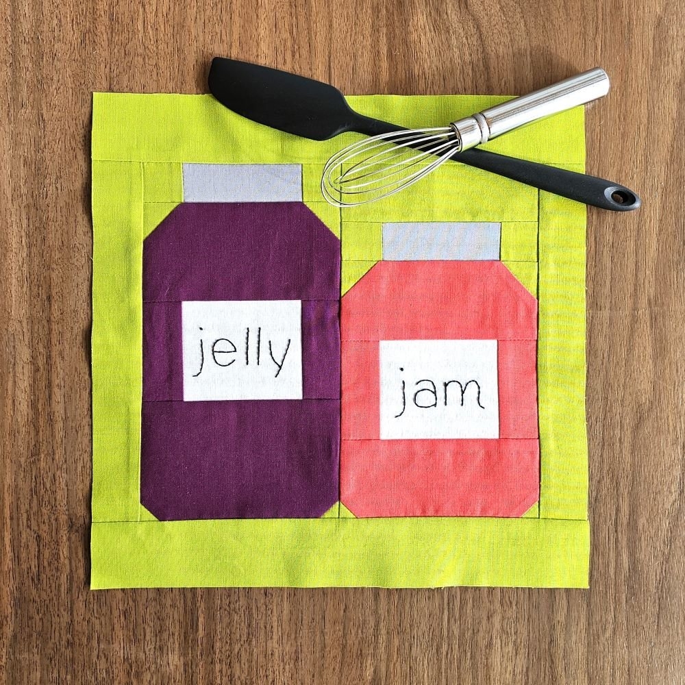 Canning Jars Quilt Block Crafty Staci