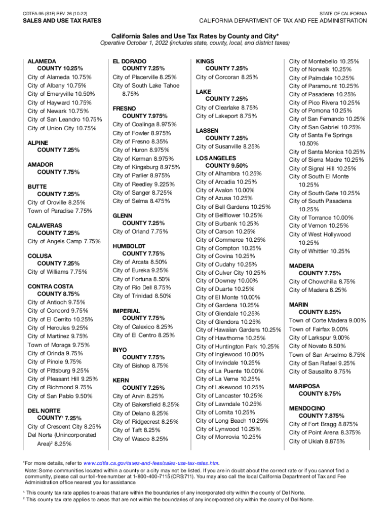 Cdtfa 95 Fill Out Sign Online DocHub