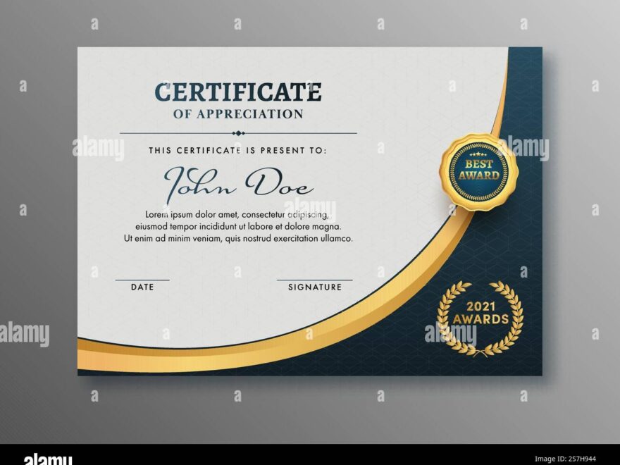 Certificate Of Employment Hi res Stock Photography And Images Alamy