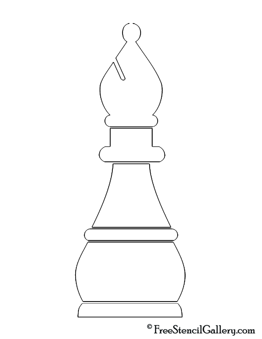 Chess Piece Bishop Stencil Free Stencil Gallery