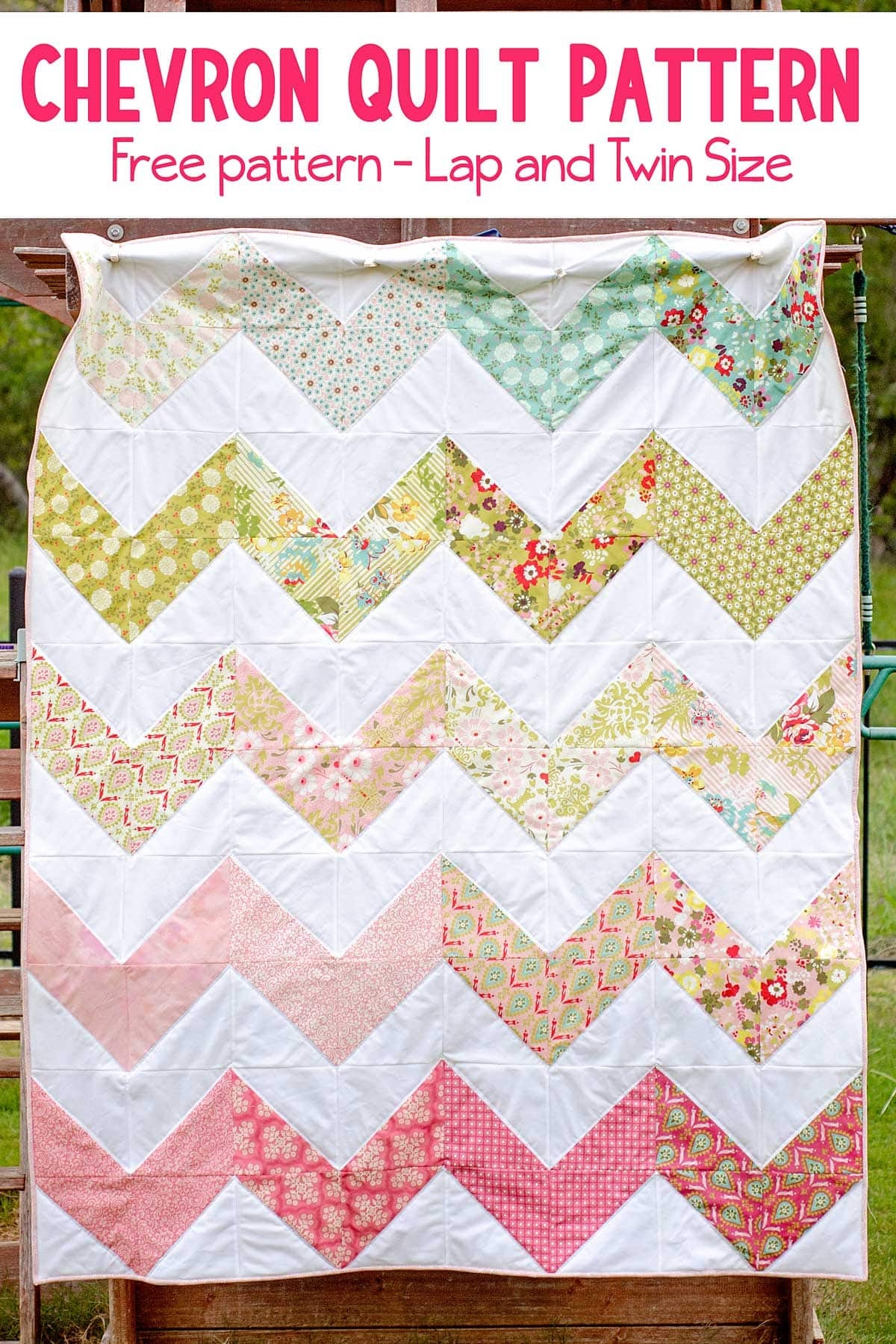 Chevron Quilt the Easy Way Scattered Thoughts Of A Crafty Mom By Jamie Sanders