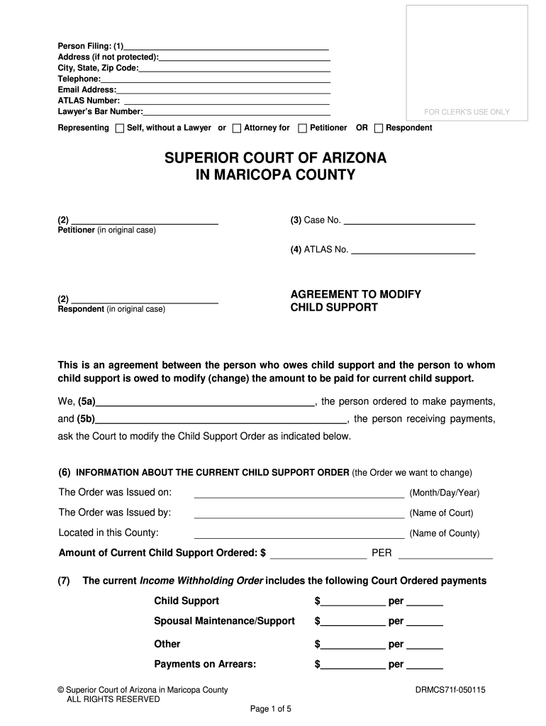 Printable Child Support Agreement Philippines Sample