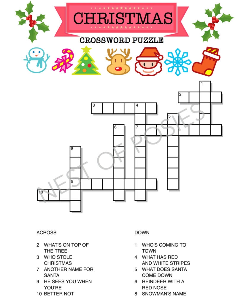Free Printable Christmas Games And Puzzles
