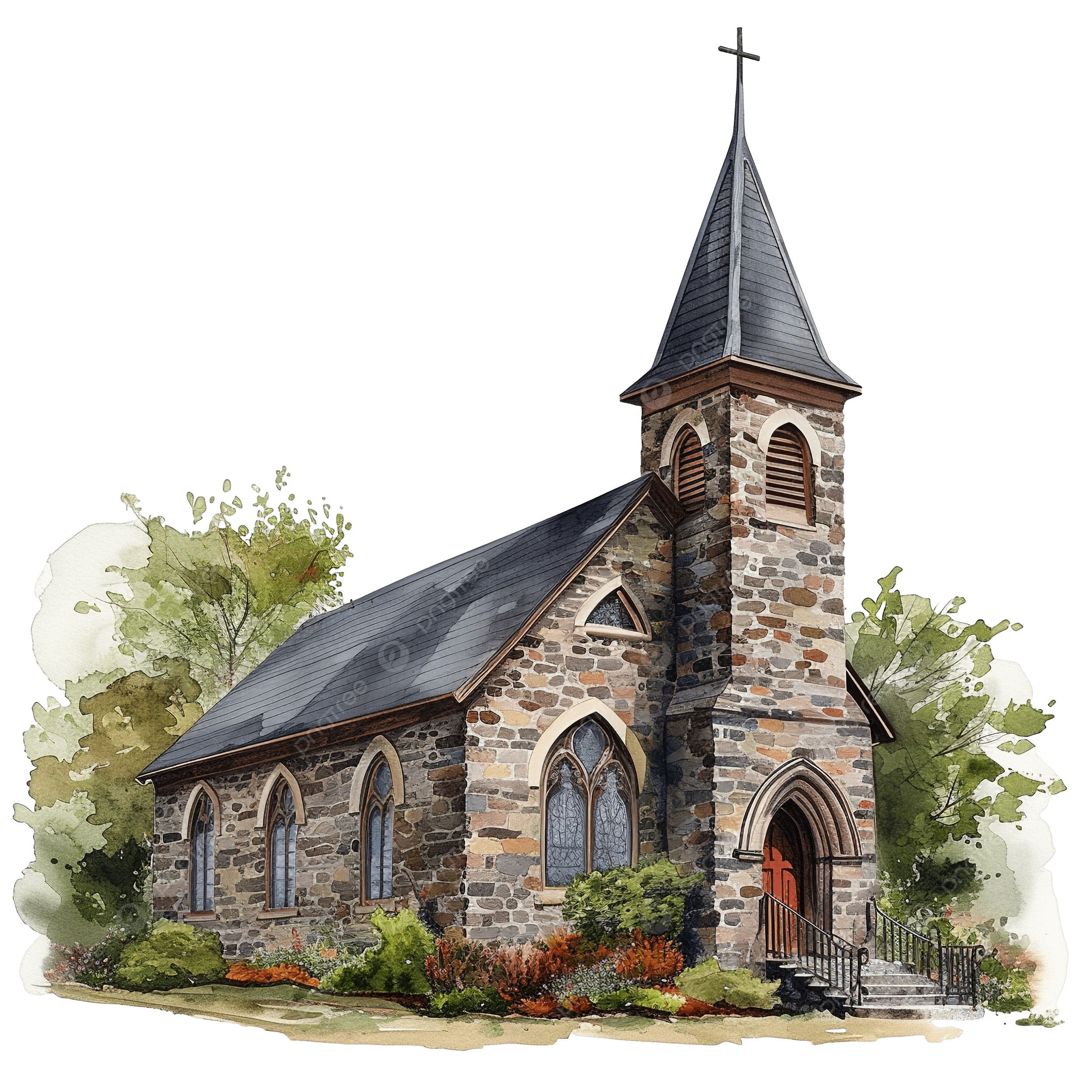 Free Printable Churchs With Steeples
