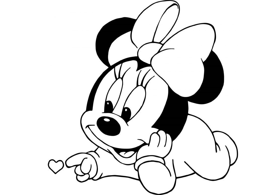 Minnie Mouse Coloring Printables